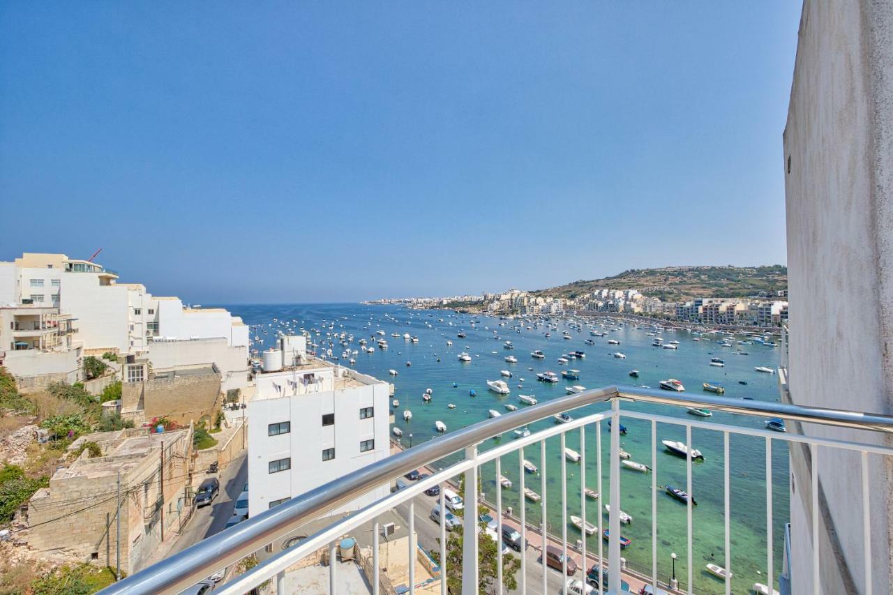Апартаменты Hv12 - Sea Front Penthouse Сент-Полс-Бей Экстерьер фото